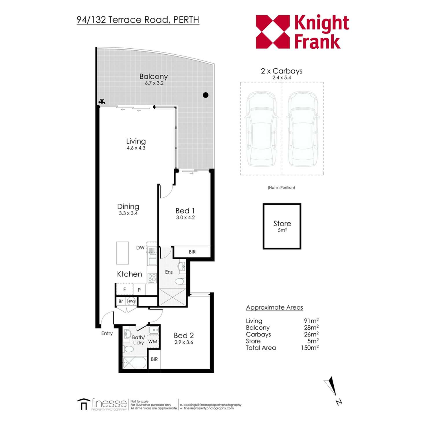 Floorplan of Homely apartment listing, 94/132 Terrace Road, Perth WA 6000