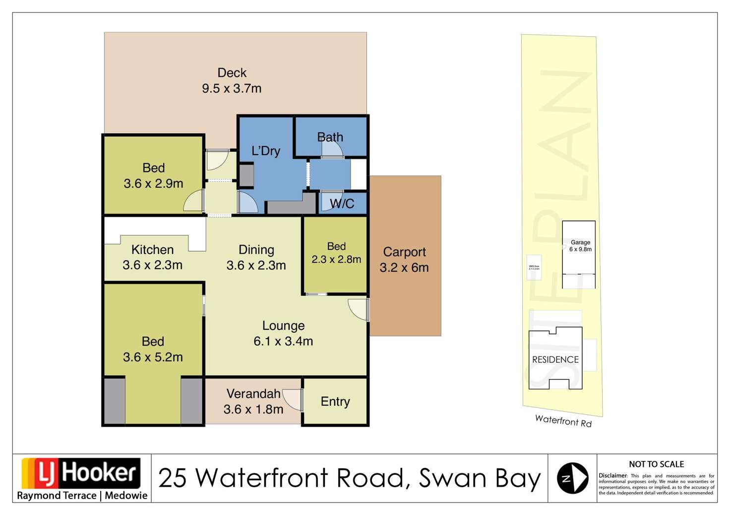 Floorplan of Homely house listing, 25-25A Waterfront Road, Swan Bay NSW 2324