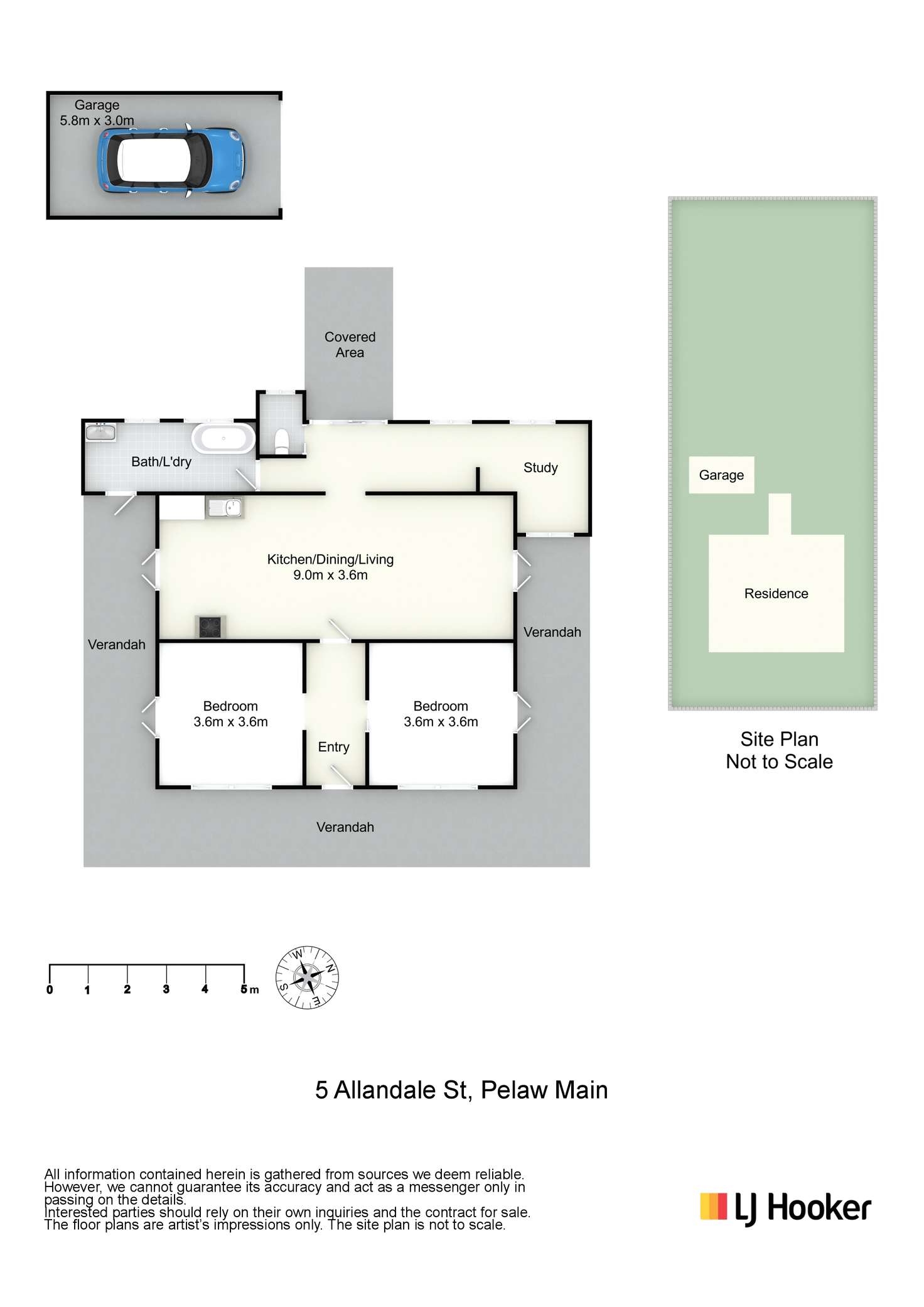 Floorplan of Homely house listing, 5 Allandale Street, Pelaw Main NSW 2327