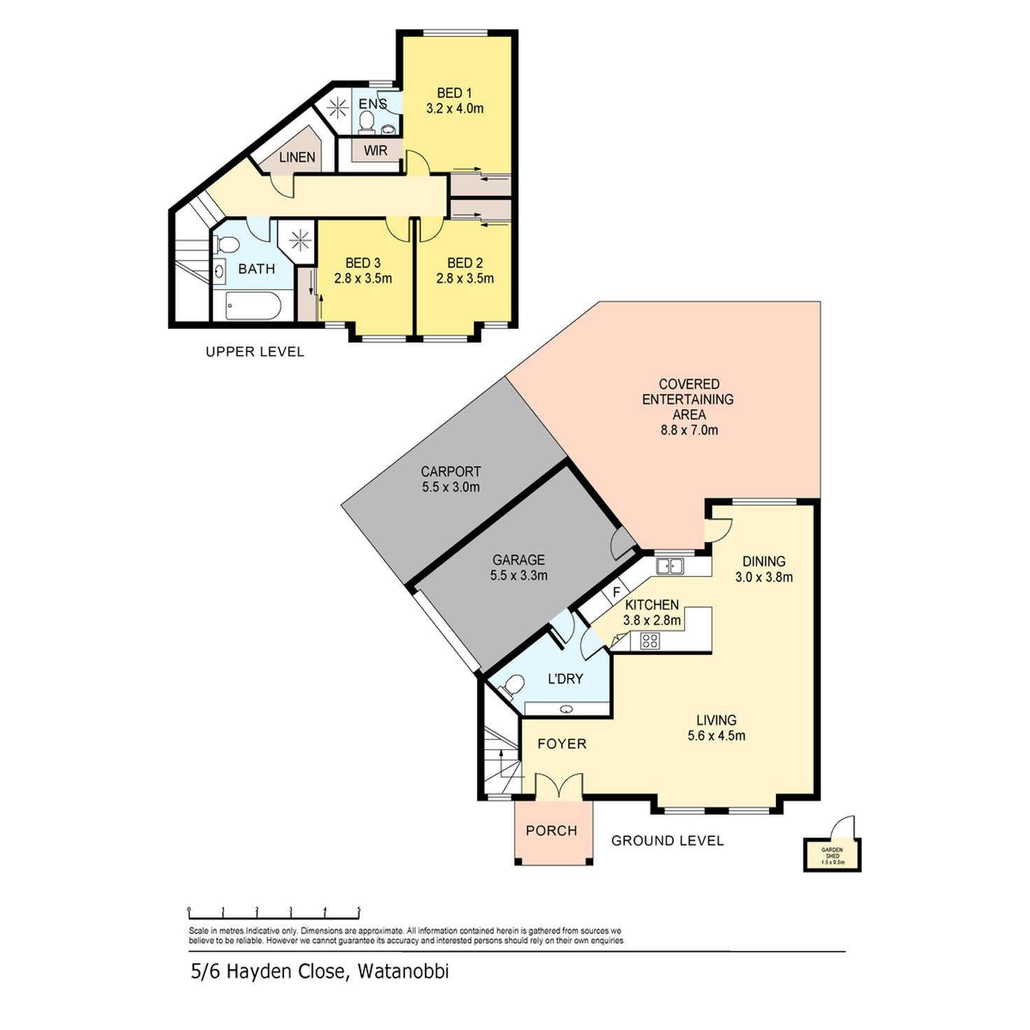Floorplan of Homely house listing, 5/6-7 Hayden Close, Watanobbi NSW 2259
