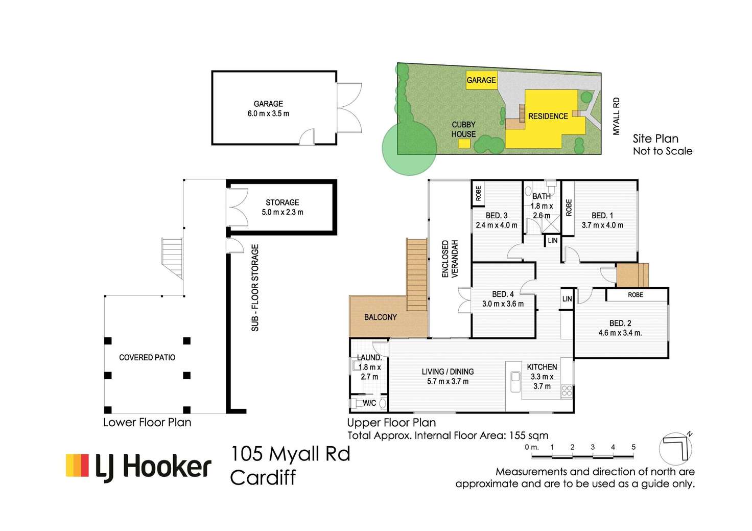 Floorplan of Homely house listing, 105 Myall Road, Cardiff NSW 2285
