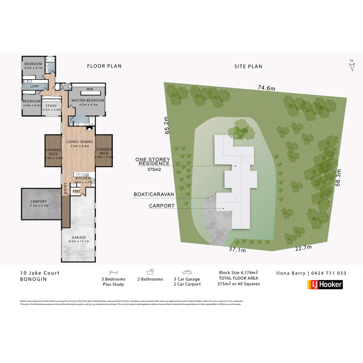 Floorplan of Homely house listing, 10 Jake Court, Bonogin QLD 4213