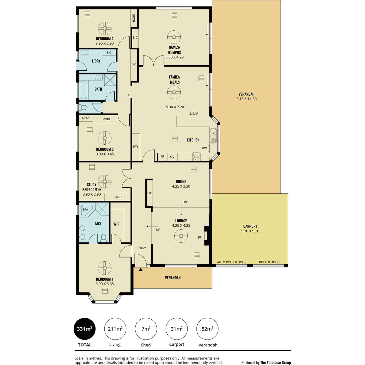 Floorplan of Homely house listing, 18 Anare Street, Greenwith SA 5125