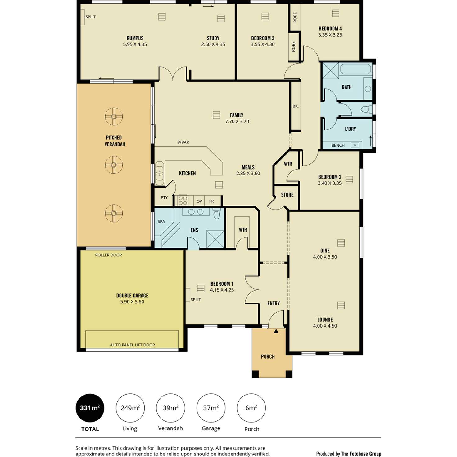 Floorplan of Homely house listing, 14 Eagle Court, Hewett SA 5118