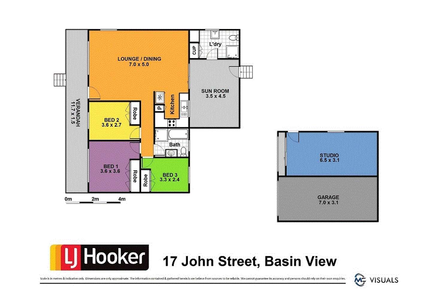 Floorplan of Homely house listing, 17 John Street, Basin View NSW 2540