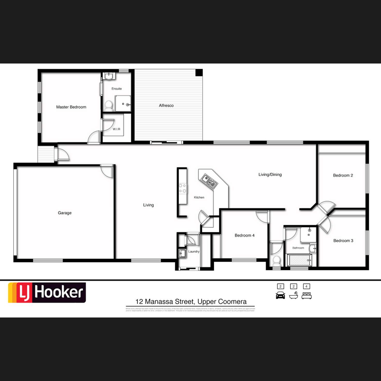 Floorplan of Homely house listing, 12 Manassa Street, Upper Coomera QLD 4209