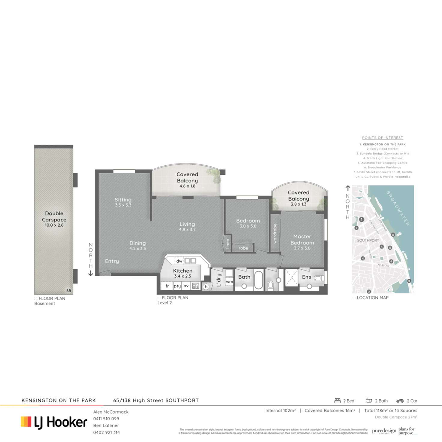 Floorplan of Homely unit listing, 65/138 High S High Street, Southport QLD 4215