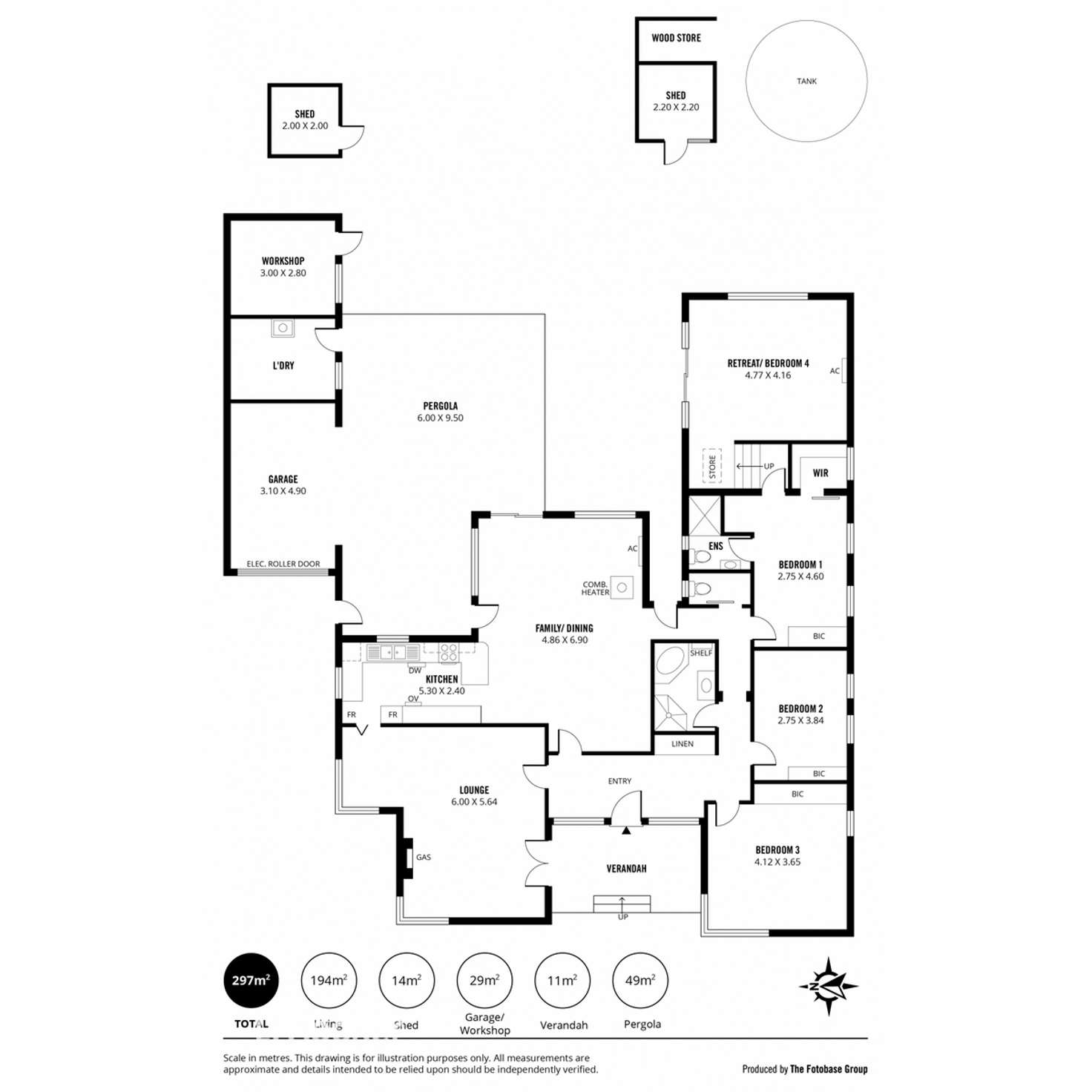 Floorplan of Homely house listing, 14 Oakleigh Avenue, Magill SA 5072