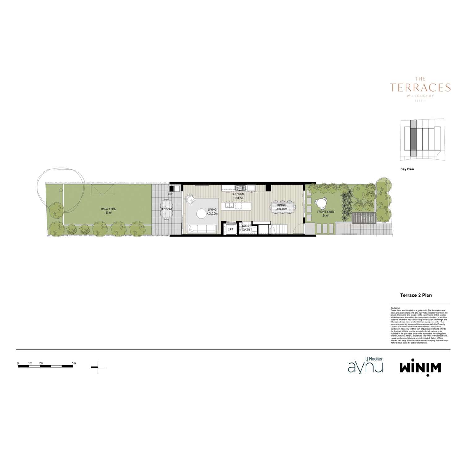 Floorplan of Homely terrace listing, 2/7-9 Warners Avenue, Willoughby NSW 2068