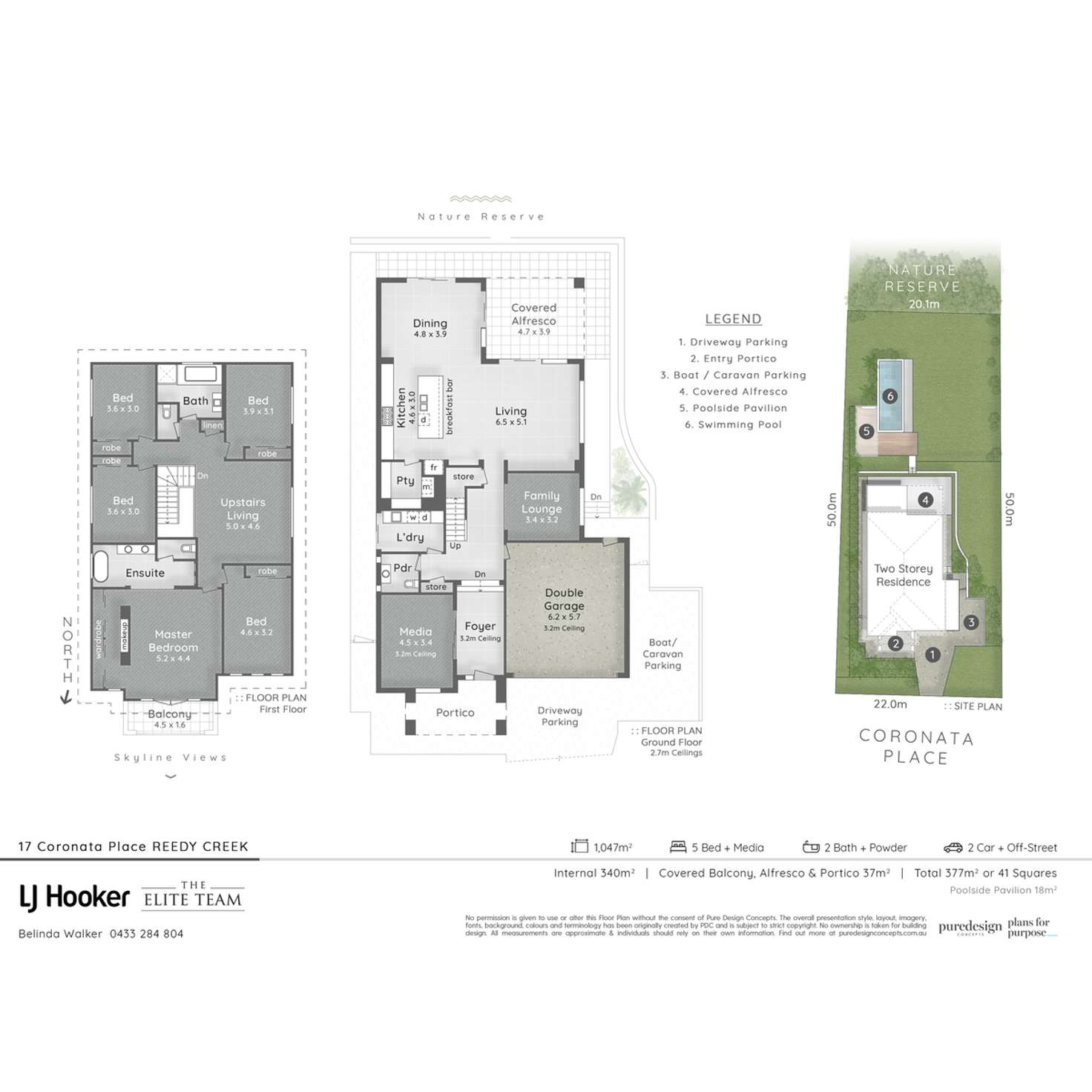 Floorplan of Homely house listing, 17 Coronata Place, Reedy Creek QLD 4227