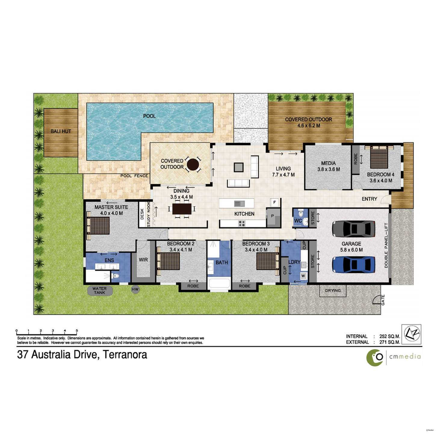 Floorplan of Homely house listing, 37 Australia Drive, Terranora NSW 2486