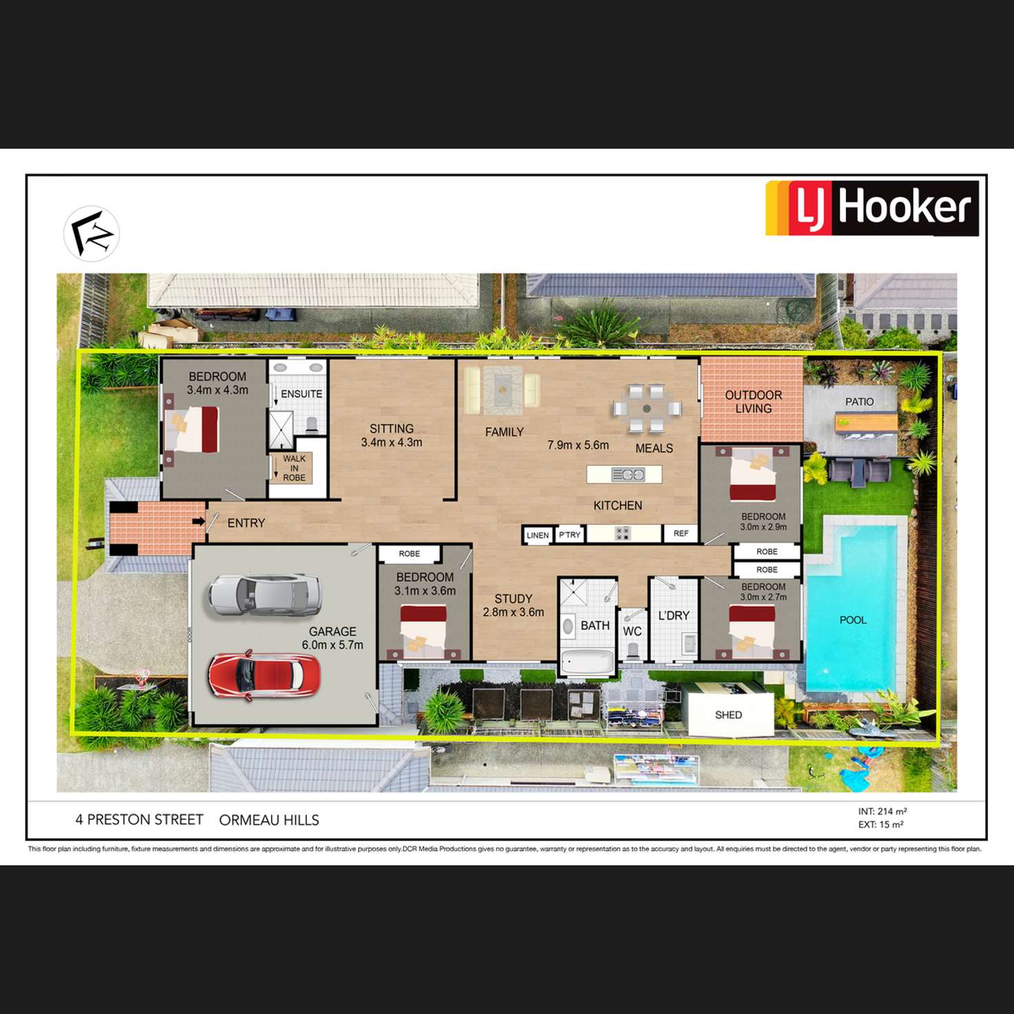 Floorplan of Homely house listing, 4 Preston Street, Ormeau Hills QLD 4208