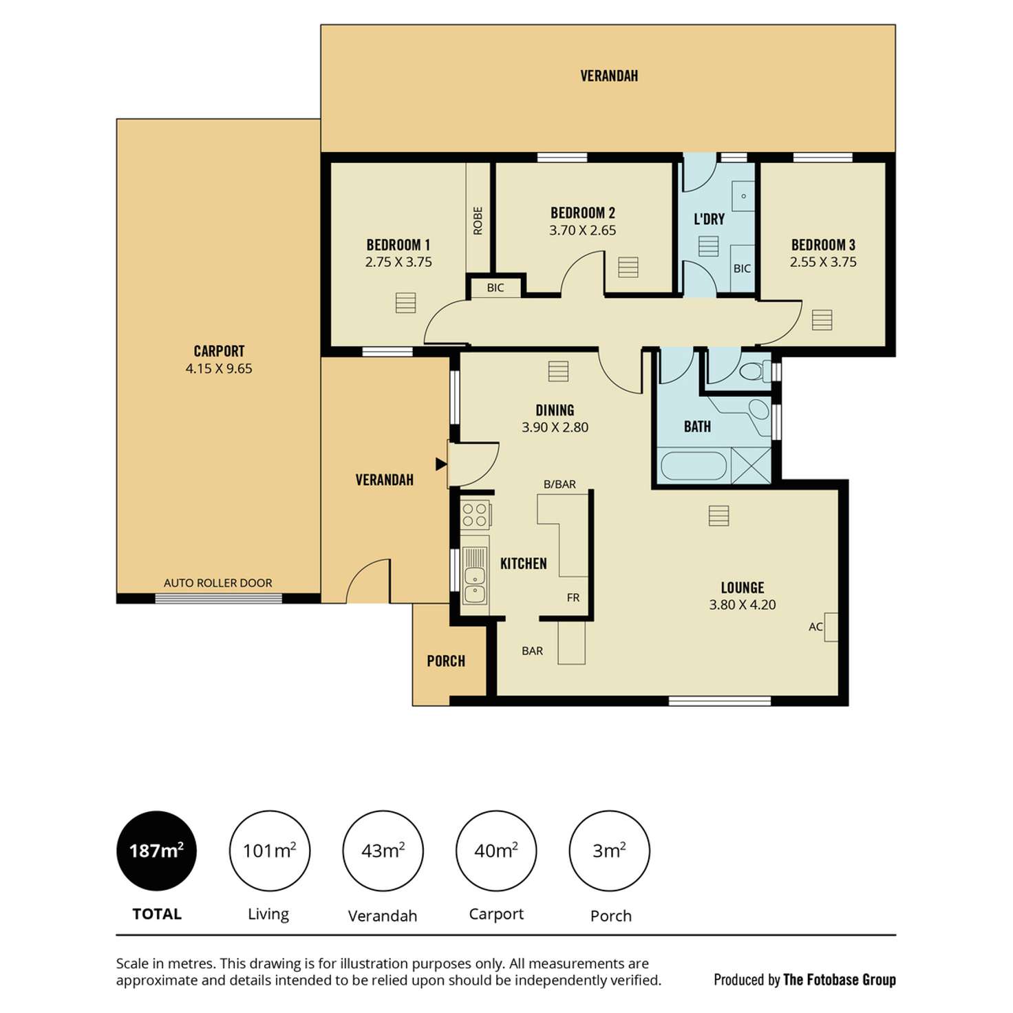 Floorplan of Homely house listing, 6 Burford Street, Elizabeth Downs SA 5113
