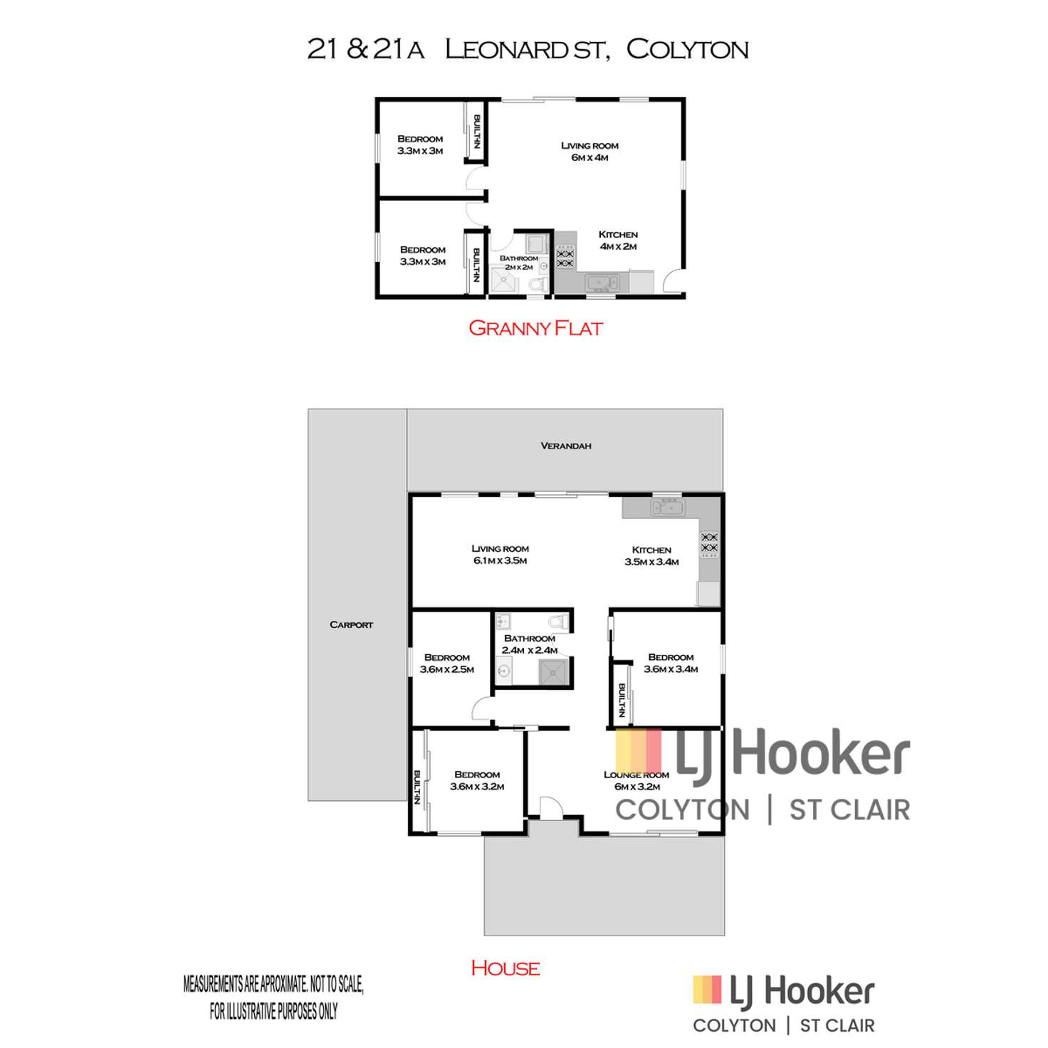 Floorplan of Homely house listing, 21 Leonard Street, Colyton NSW 2760