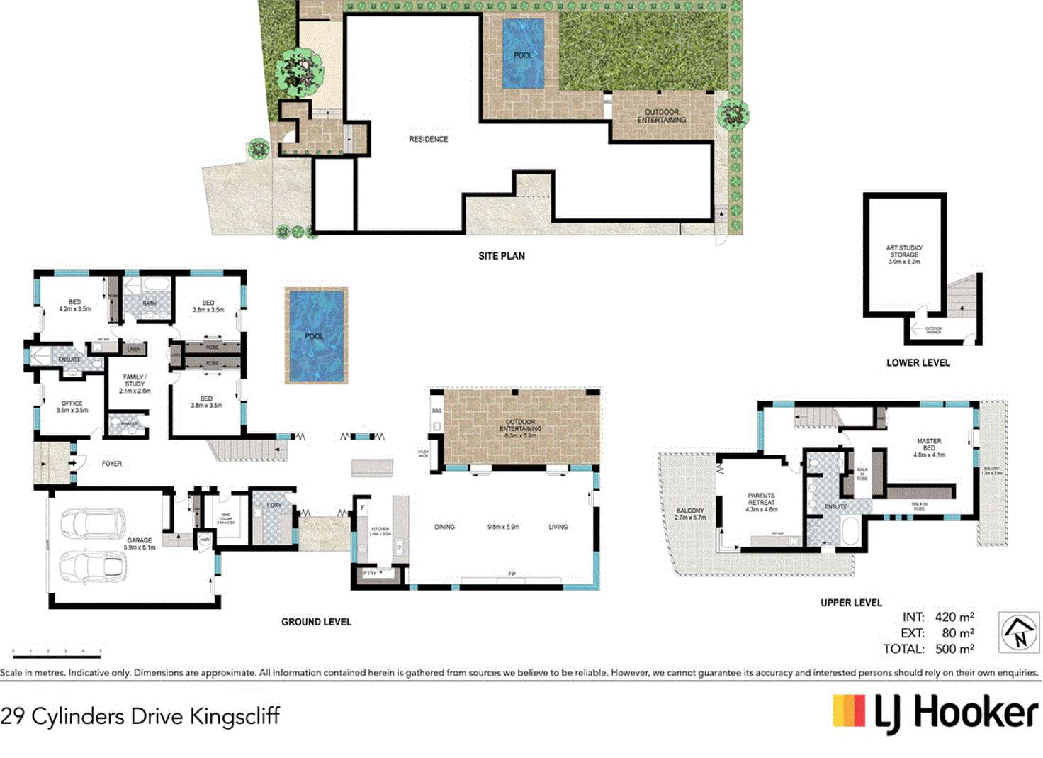 Floorplan of Homely house listing, 29 Cylinders Drive, Kingscliff NSW 2487