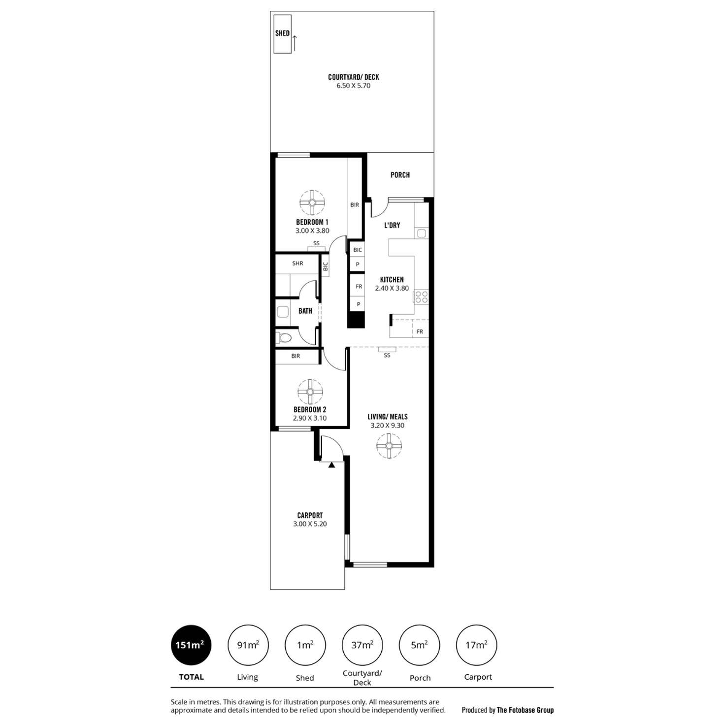 Floorplan of Homely unit listing, 2/428 Magill Road, Kensington Gardens SA 5068