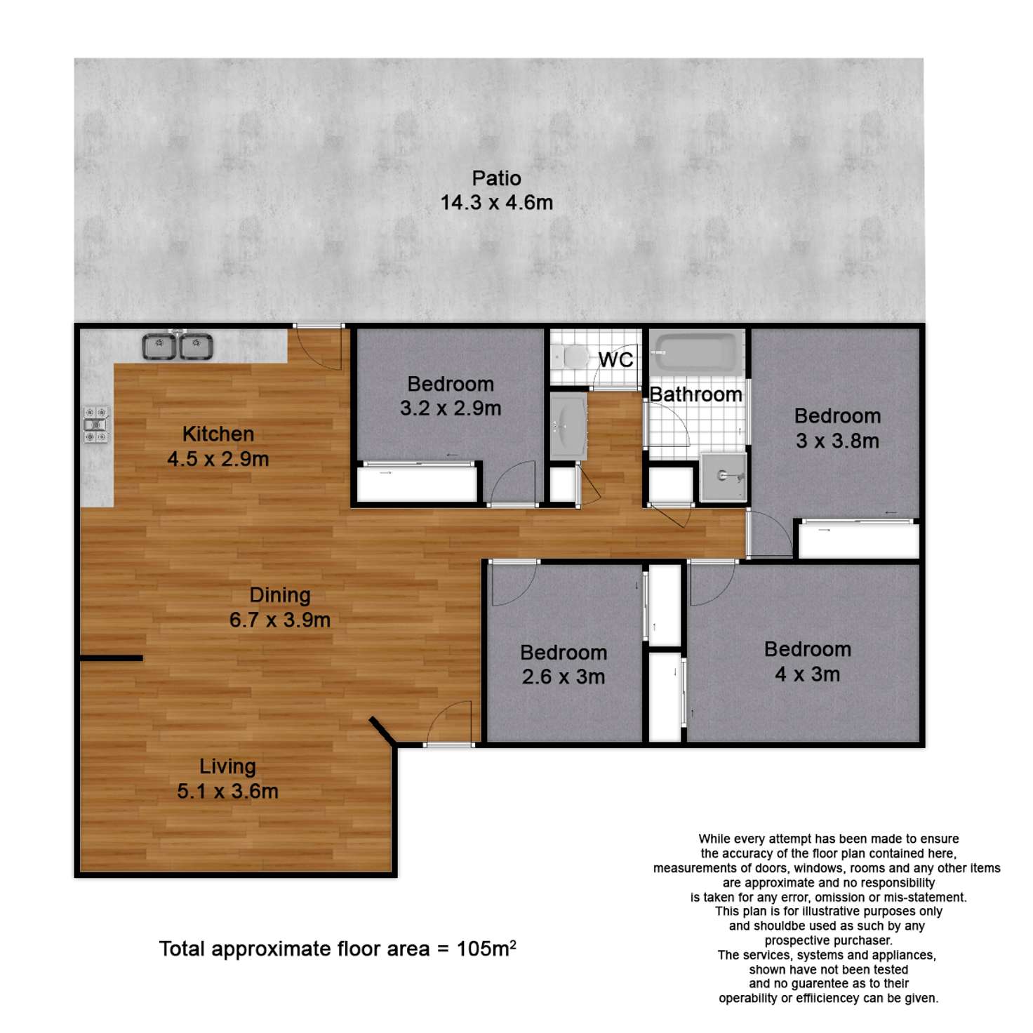 Floorplan of Homely house listing, 8 Lorna Street, Browns Plains QLD 4118