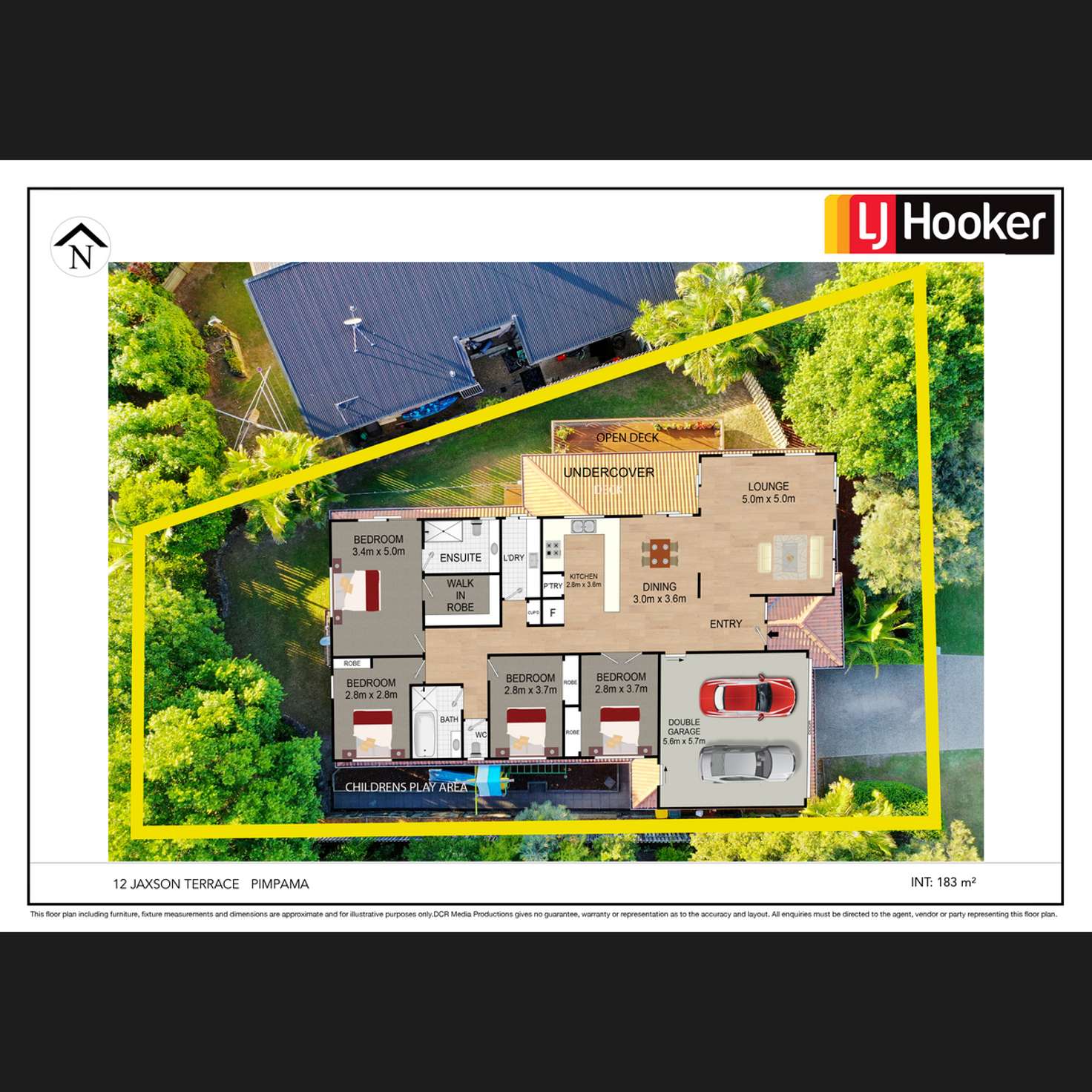 Floorplan of Homely house listing, 12 Jaxson Terrace, Pimpama QLD 4209
