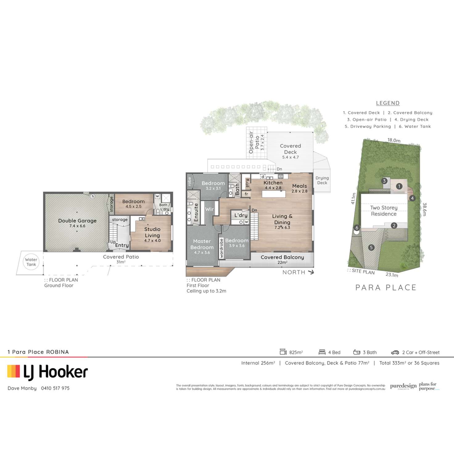 Floorplan of Homely house listing, 1 Para Place, Robina QLD 4226