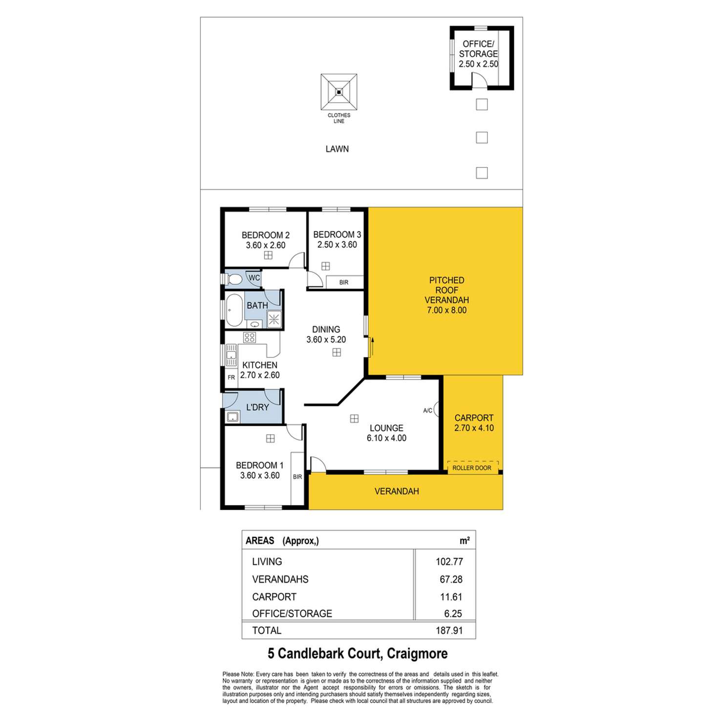 Floorplan of Homely house listing, 5 Candlebark Court, Craigmore SA 5114