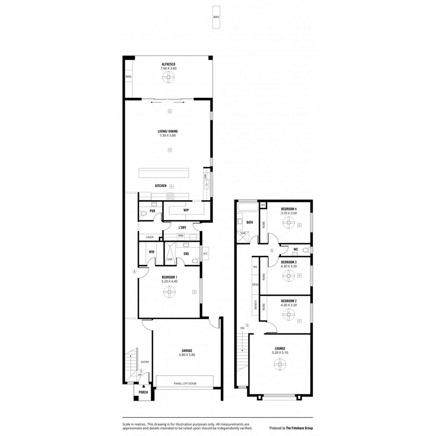 Floorplan of Homely house listing, 21B Mayfield Avenue, Hectorville SA 5073