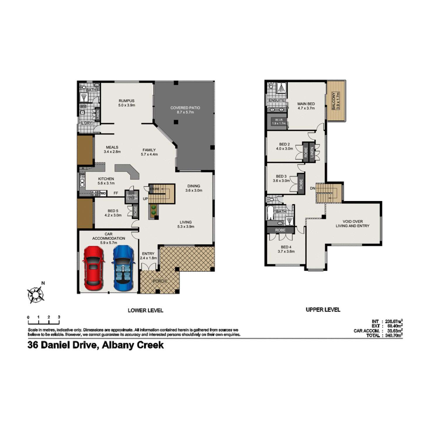 Floorplan of Homely house listing, 36 Daniel Drive, Albany Creek QLD 4035