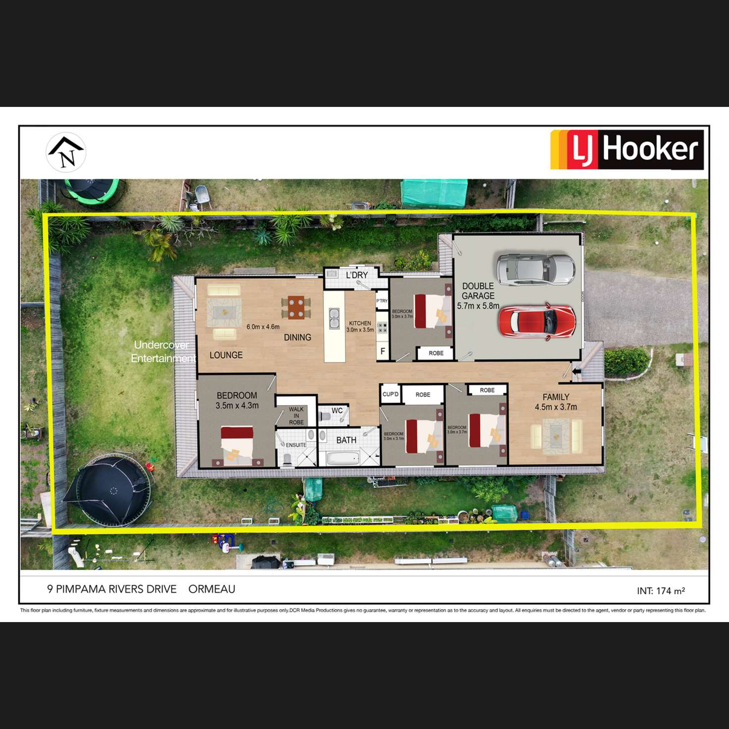 Floorplan of Homely house listing, 9 Pimpama Rivers Drive, Ormeau QLD 4208