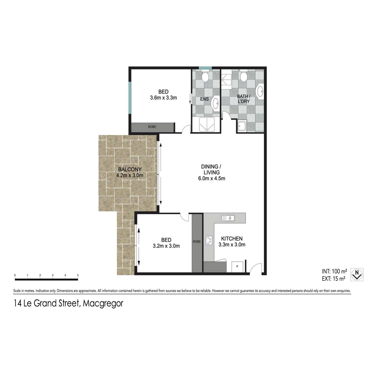 Floorplan of Homely apartment listing, 29/14 Le Grand Street, Macgregor QLD 4109