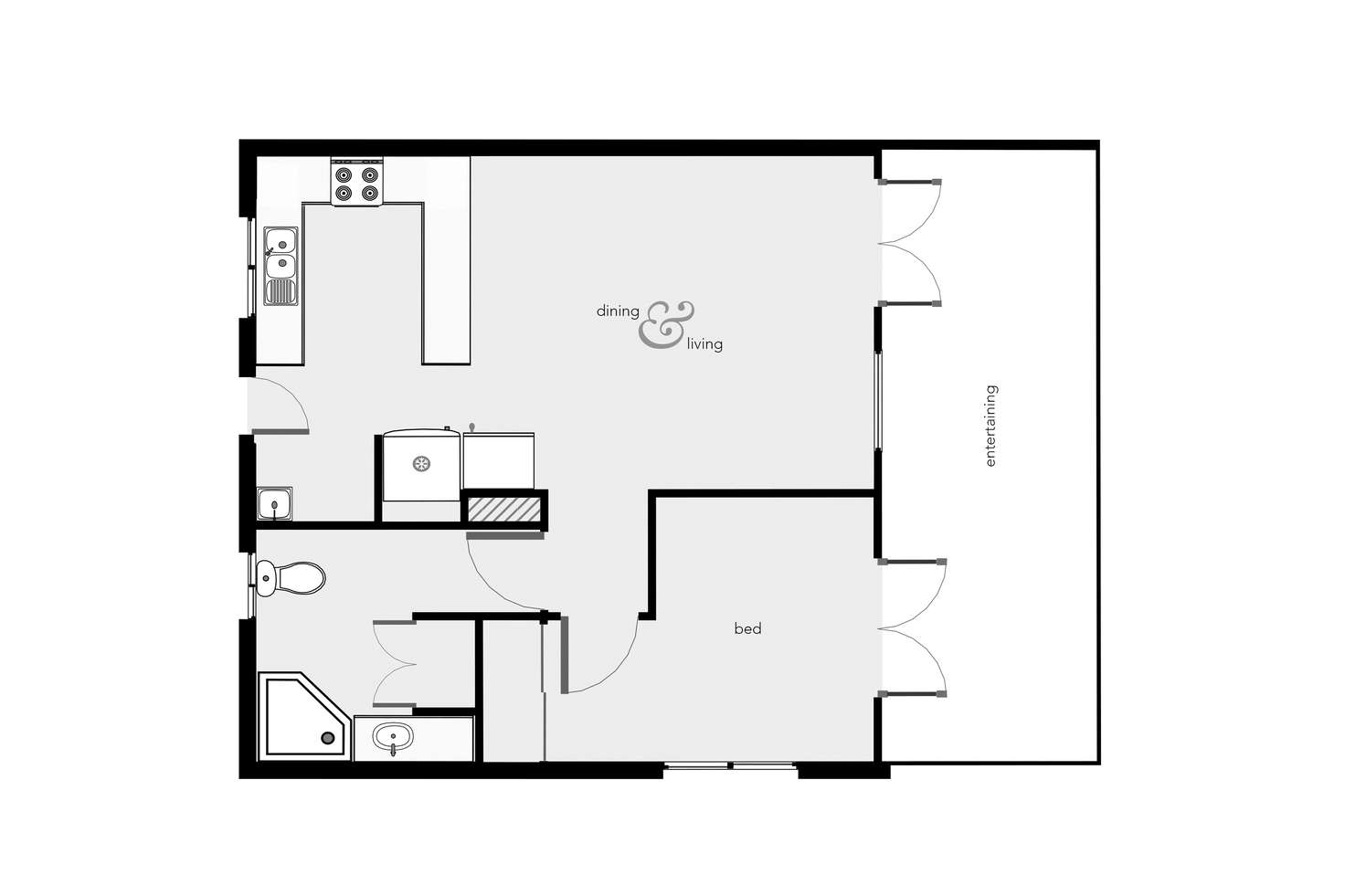 Floorplan of Homely unit listing, Unit 3/115 Buchan Street, Bungalow QLD 4870