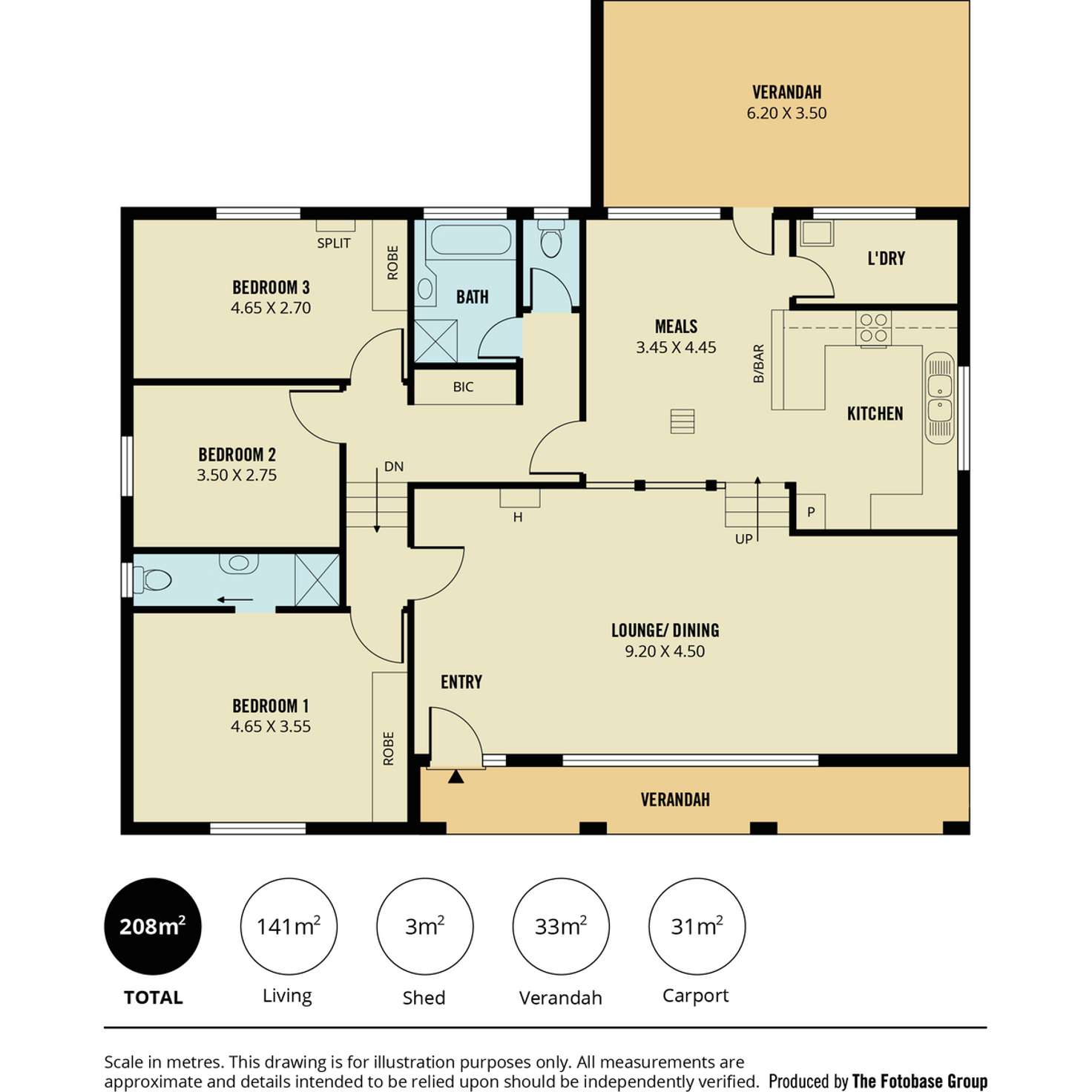 Floorplan of Homely house listing, 80 Currawong Crescent, Modbury Heights SA 5092
