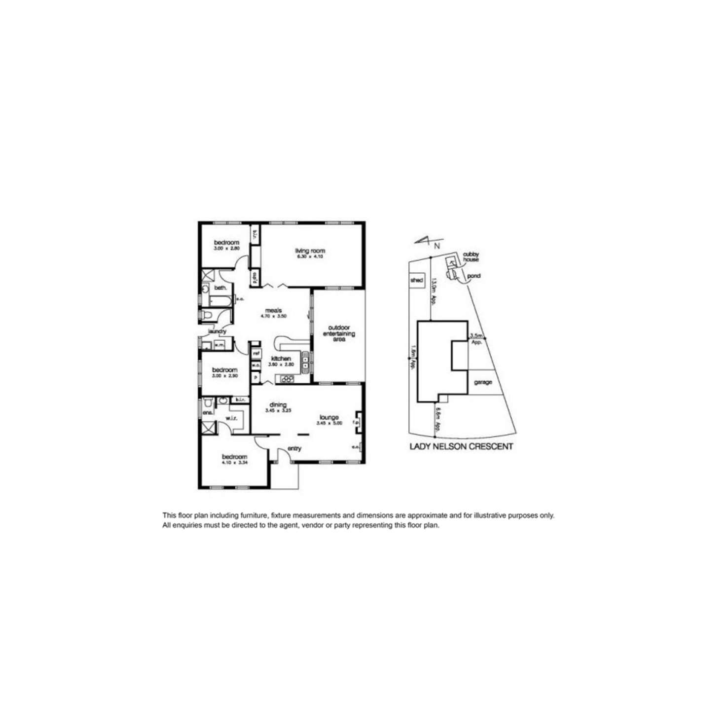 Floorplan of Homely house listing, 26 Lady Nelson Crescent, Altona Meadows VIC 3028