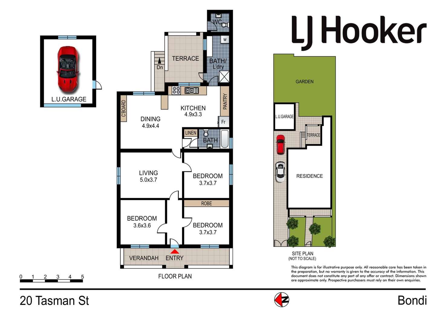 Floorplan of Homely house listing, 20 Tasman Street, Bondi NSW 2026