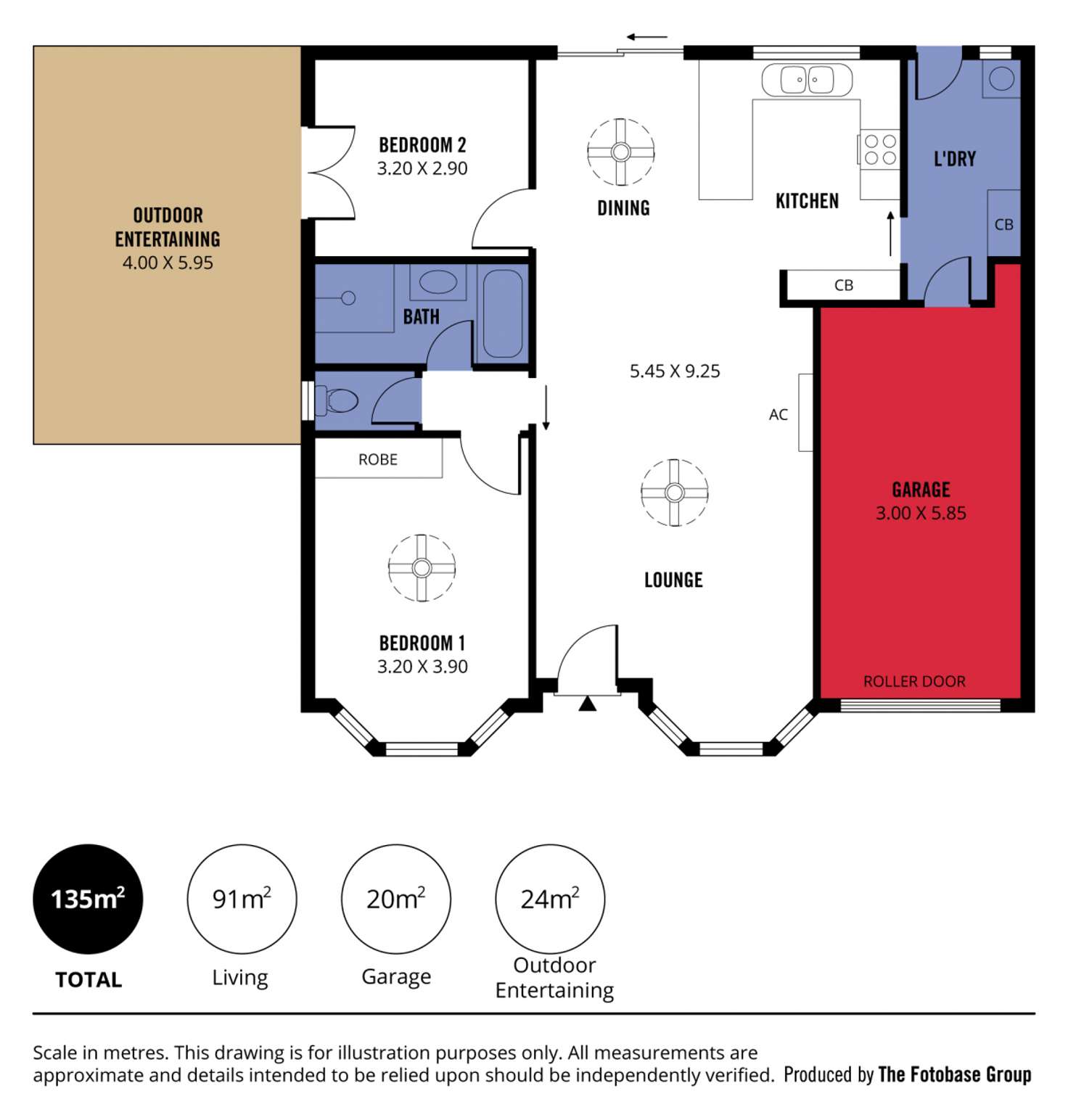 Floorplan of Homely unit listing, Unit 3/113-121 States Road, Morphett Vale SA 5162