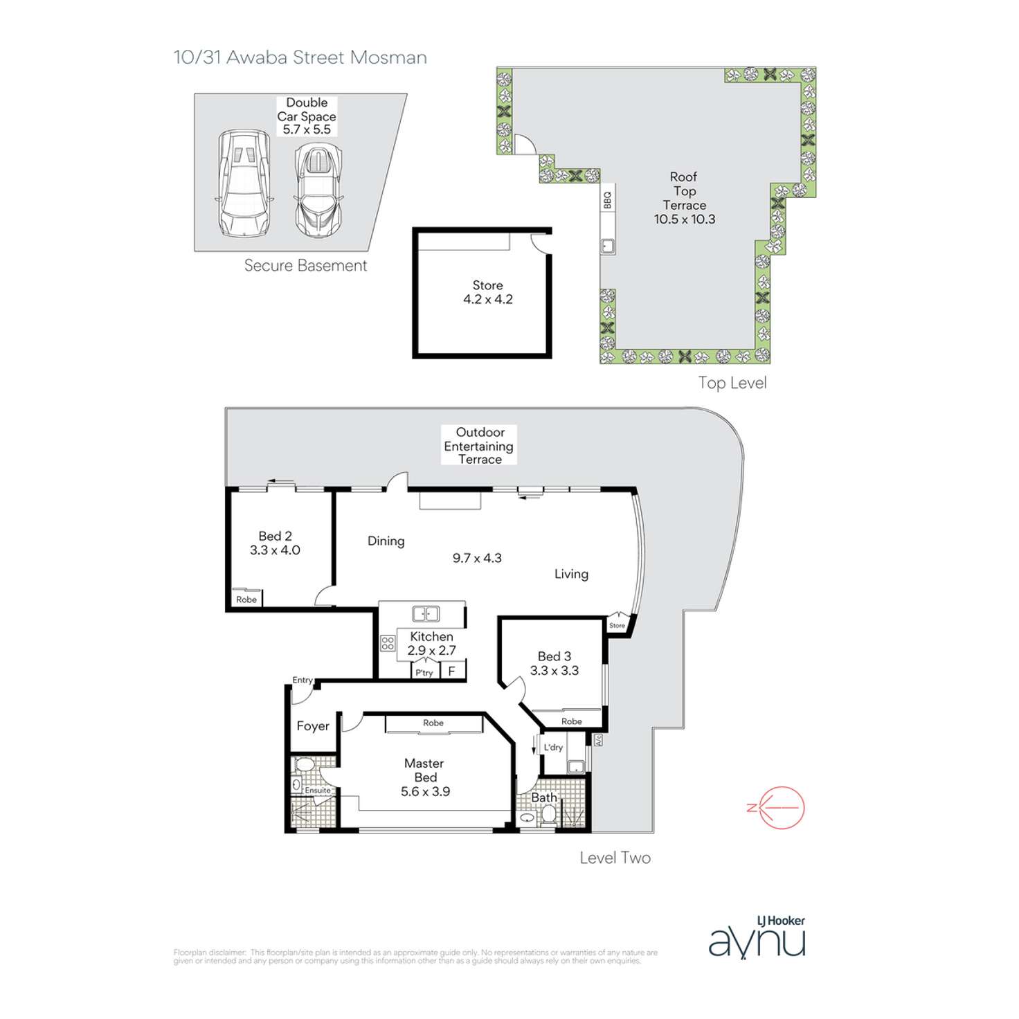 Floorplan of Homely apartment listing, 10/31 Awaba Street, Mosman NSW 2088