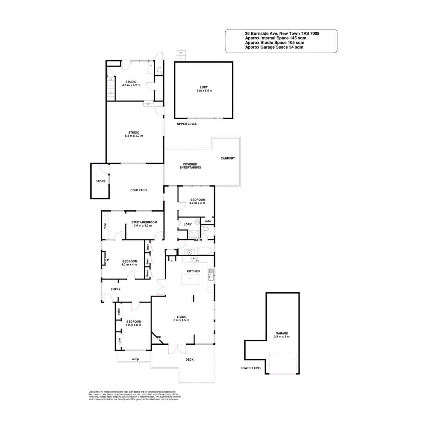 Floorplan of Homely house listing, 36 Burnside Avenue, New Town TAS 7008