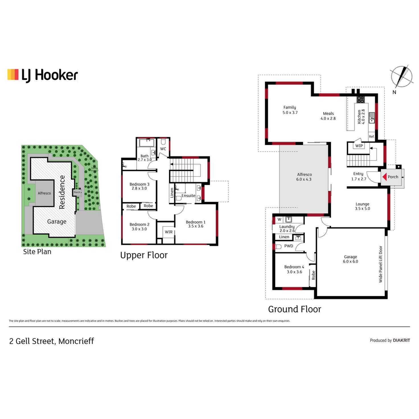 Floorplan of Homely house listing, 2 Gell Street, Moncrieff ACT 2914