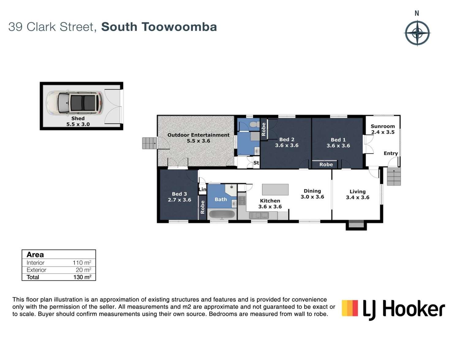 Floorplan of Homely house listing, 39 Clark Street, South Toowoomba QLD 4350