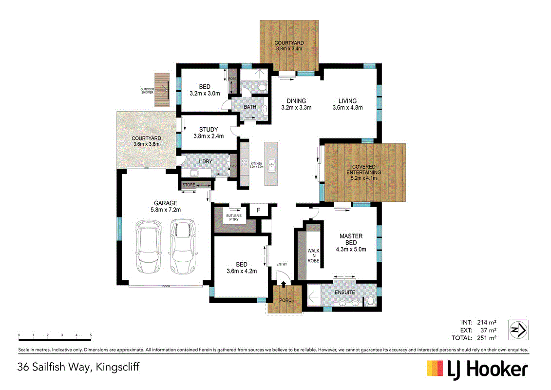 Floorplan of Homely house listing, 36 Sailfish Way, Kingscliff NSW 2487