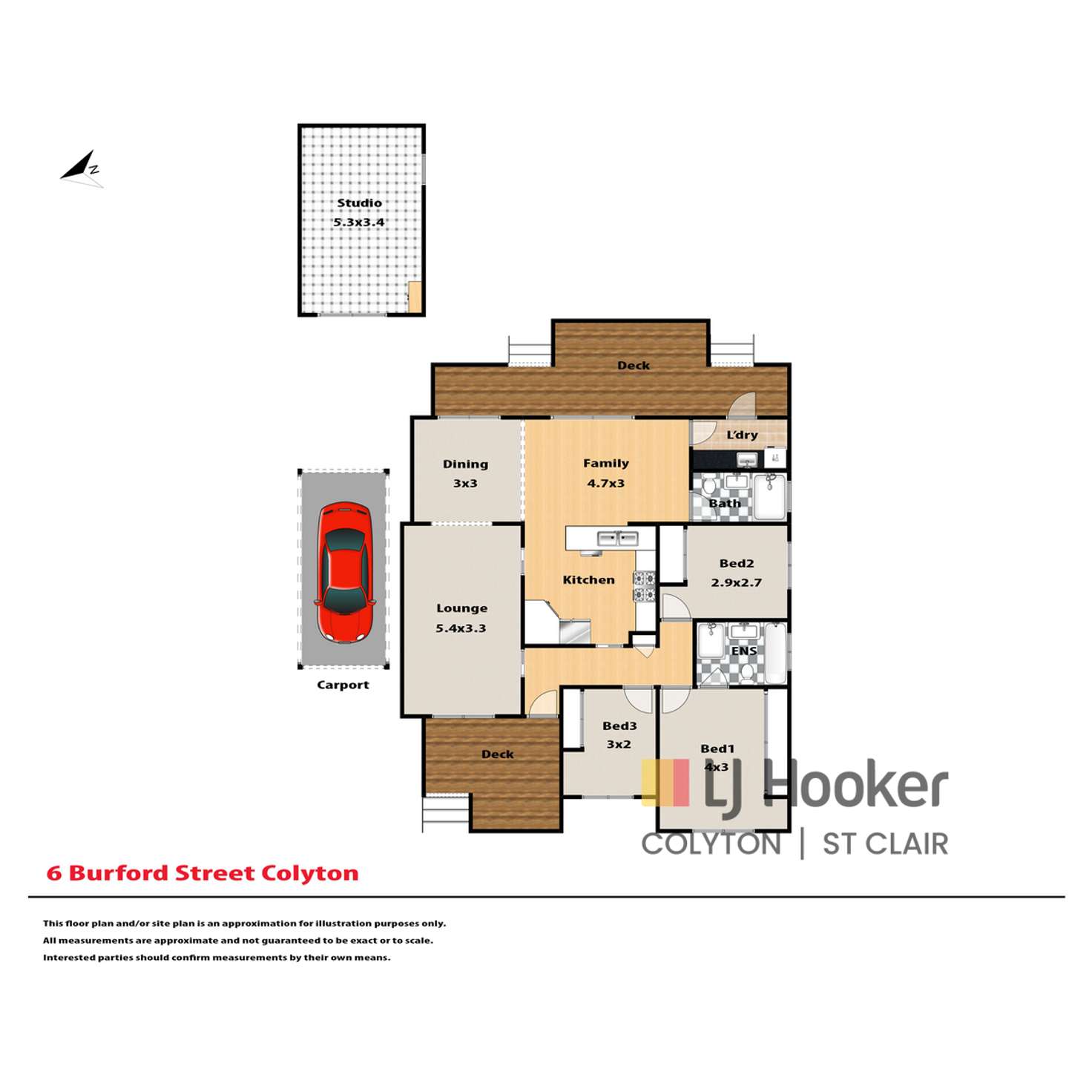 Floorplan of Homely house listing, 6 Burford Street, Colyton NSW 2760
