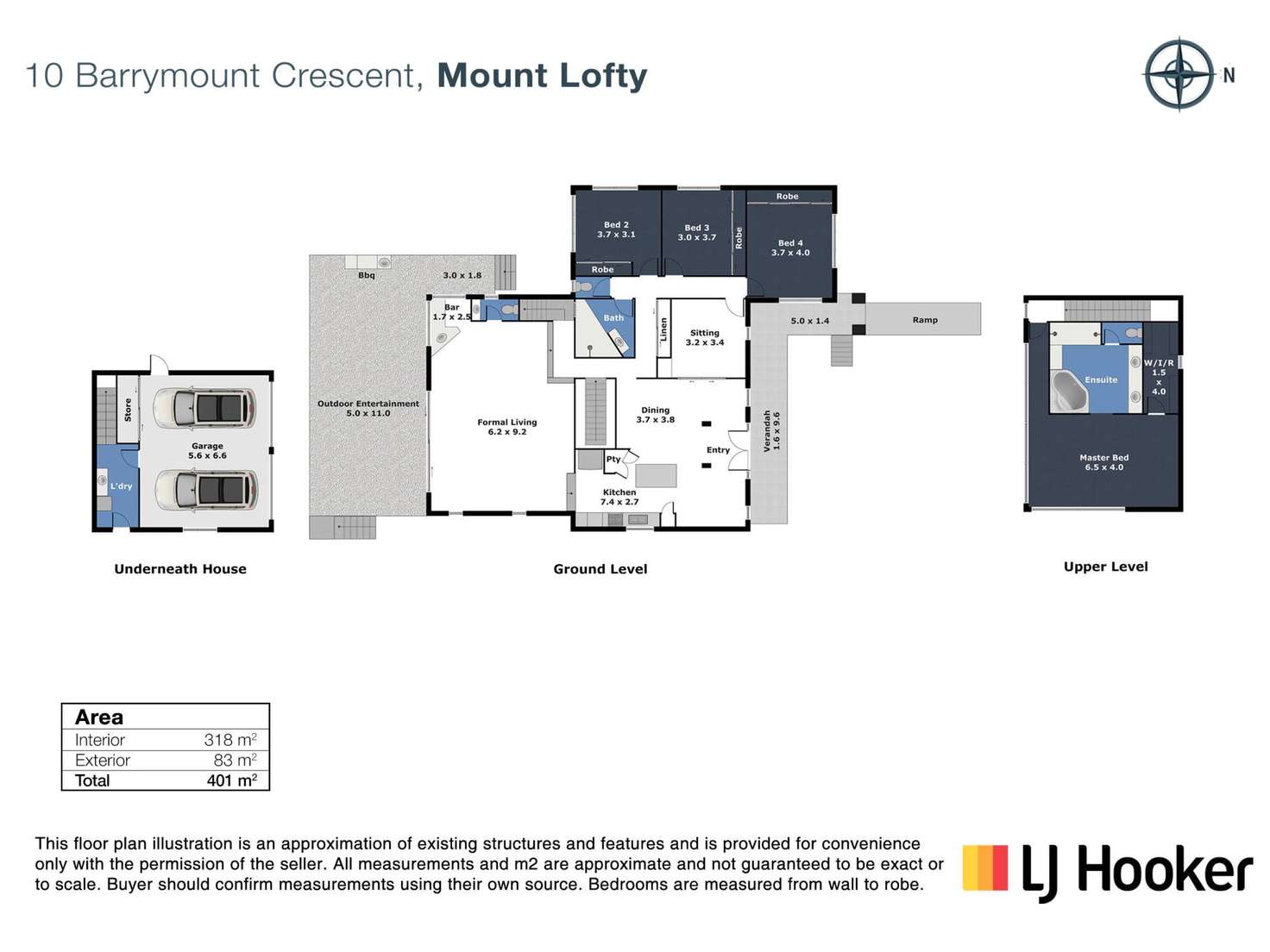 Floorplan of Homely house listing, 10 Barrymount Crescent, Mount Lofty QLD 4350