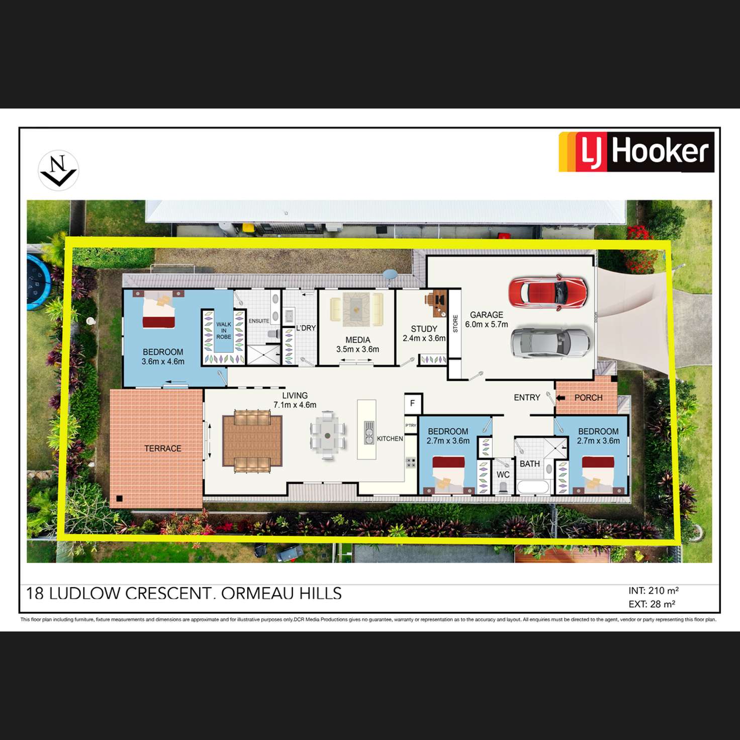 Floorplan of Homely house listing, 18 Ludlow Crescent, Ormeau Hills QLD 4208