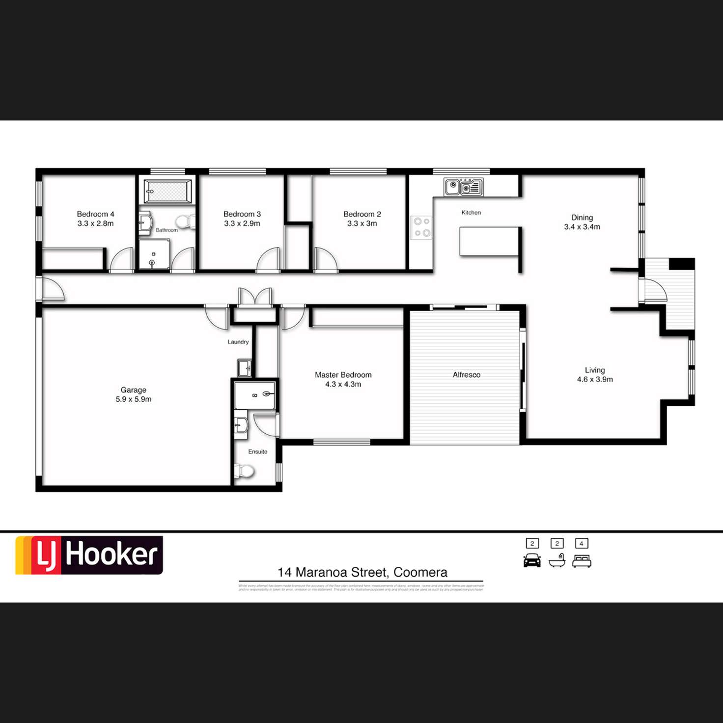 Floorplan of Homely house listing, 14 Maranoa Street, Coomera QLD 4209