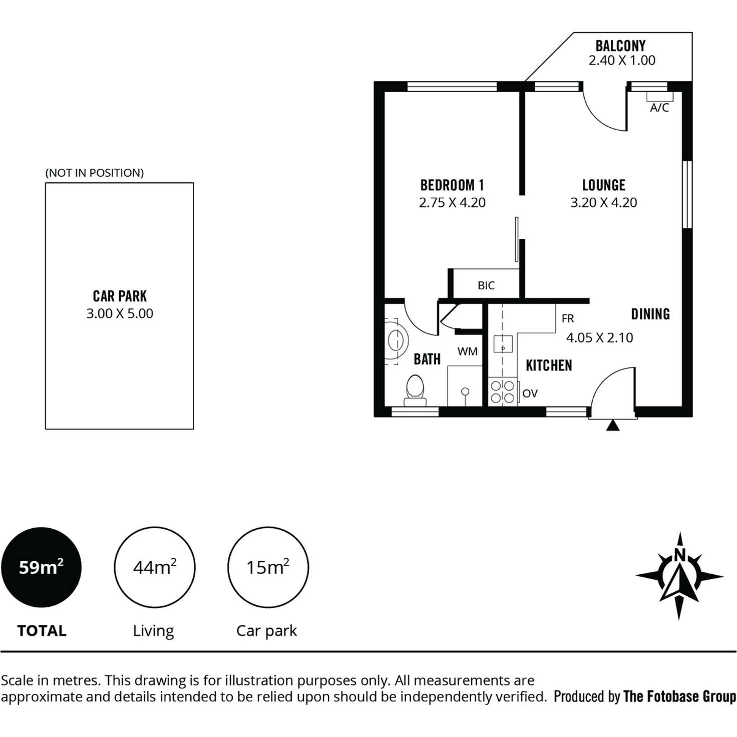 Floorplan of Homely unit listing, 5/2 "Royal Court" Davis Street, Norwood SA 5067