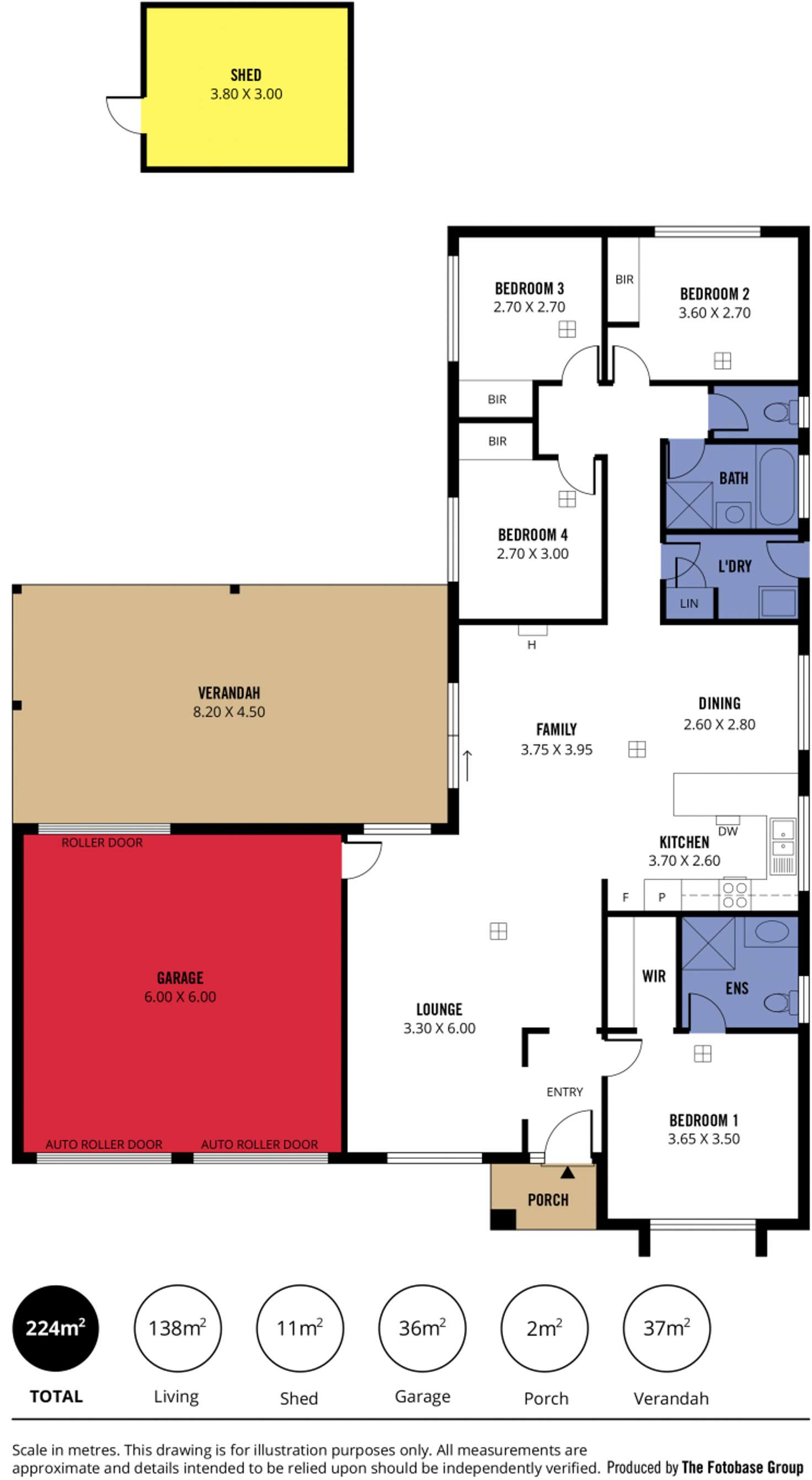 Floorplan of Homely house listing, 33 Chamberlain Drive, Christie Downs SA 5164