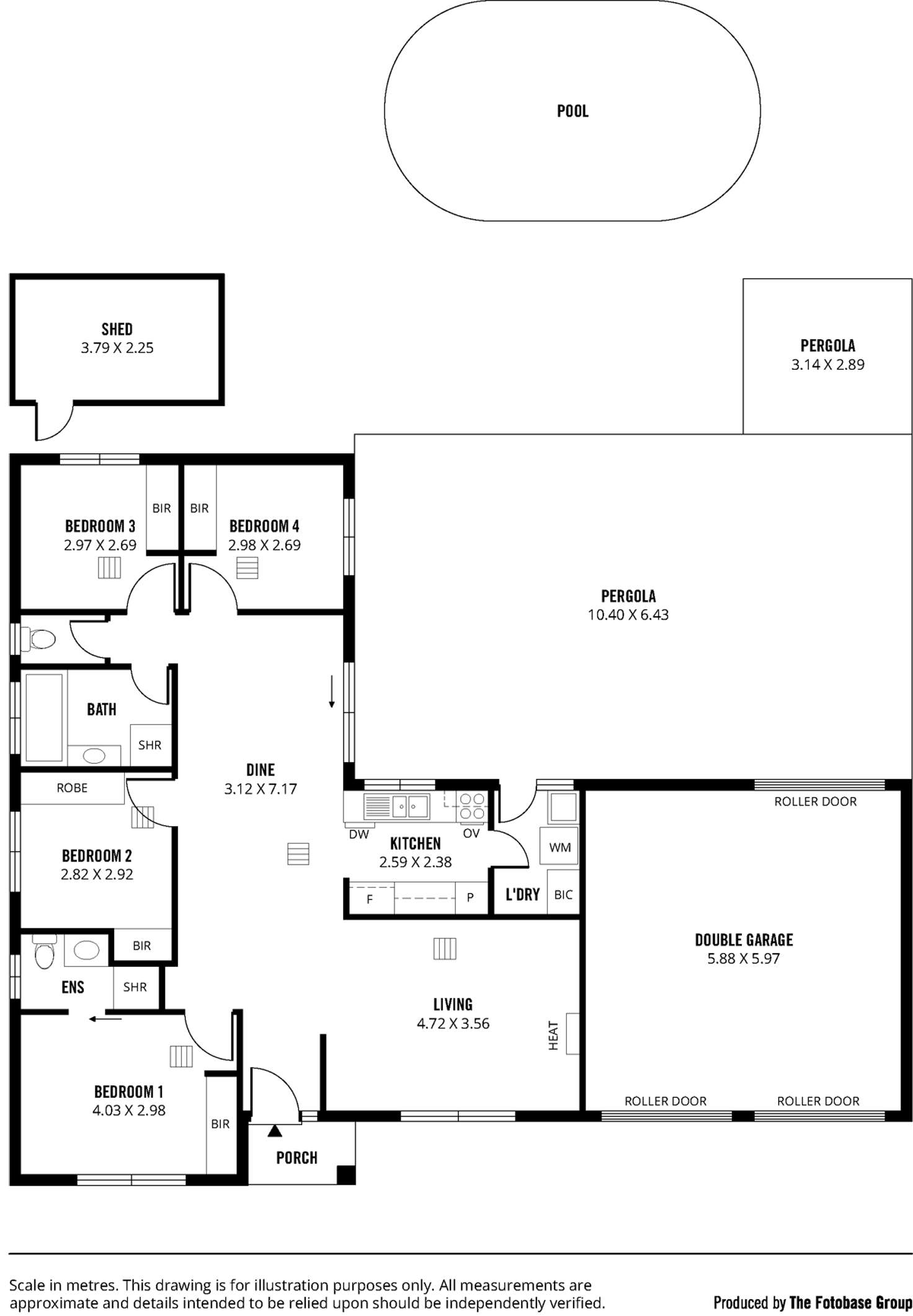Floorplan of Homely house listing, 12 Ashwood Blvd, Hillbank SA 5112