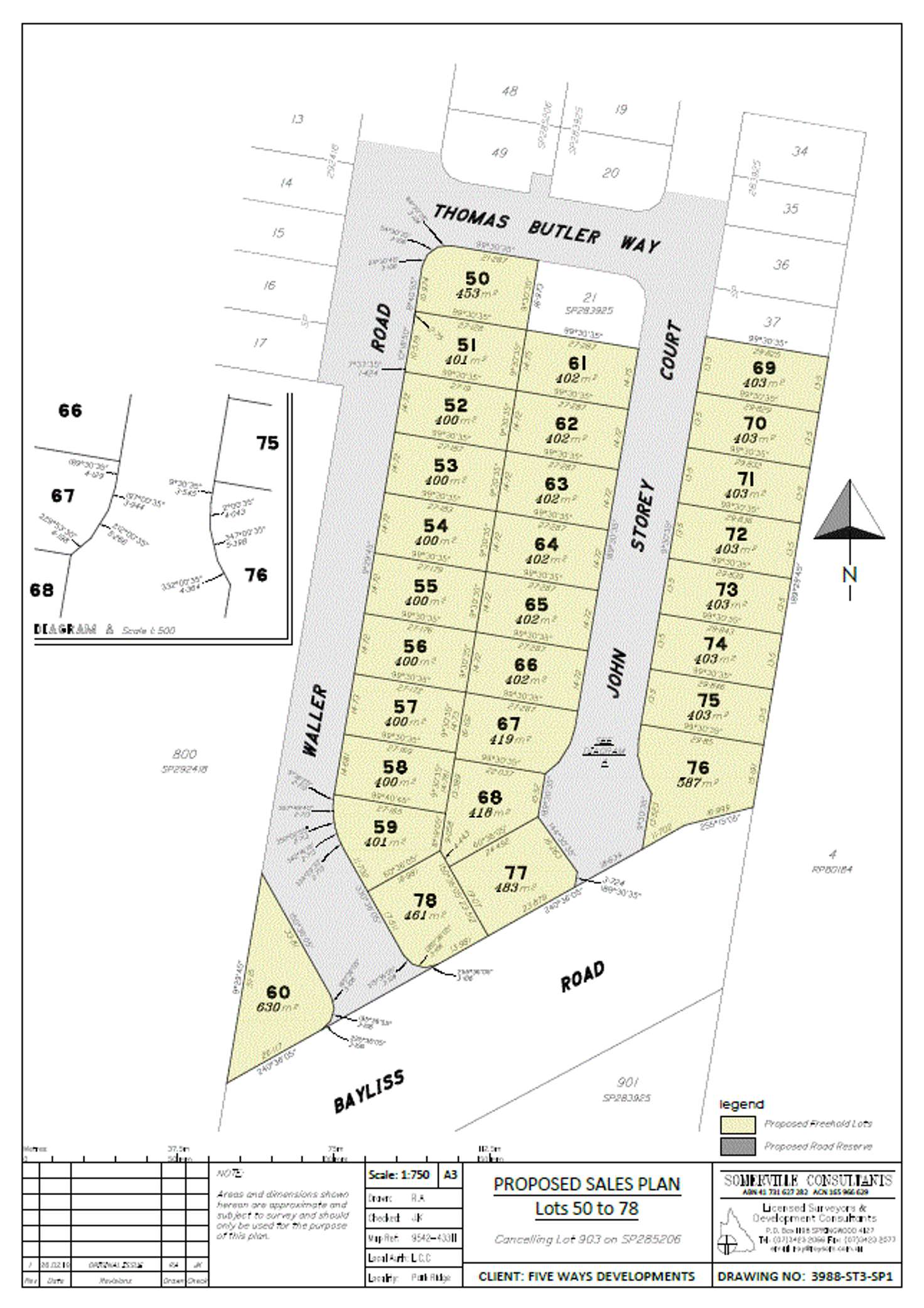 Floorplan of Homely residentialLand listing, L58 Waller Road, Park Ridge QLD 4125