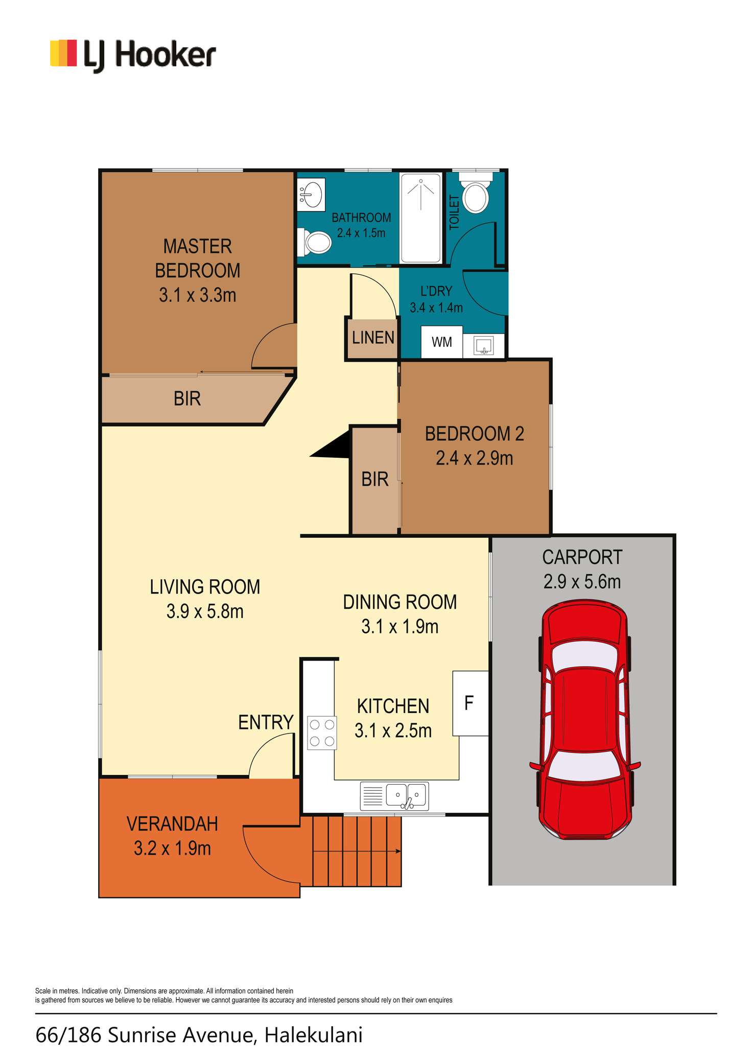Floorplan of Homely retirement listing, 66/186 Sunrise Avenue, Halekulani NSW 2262