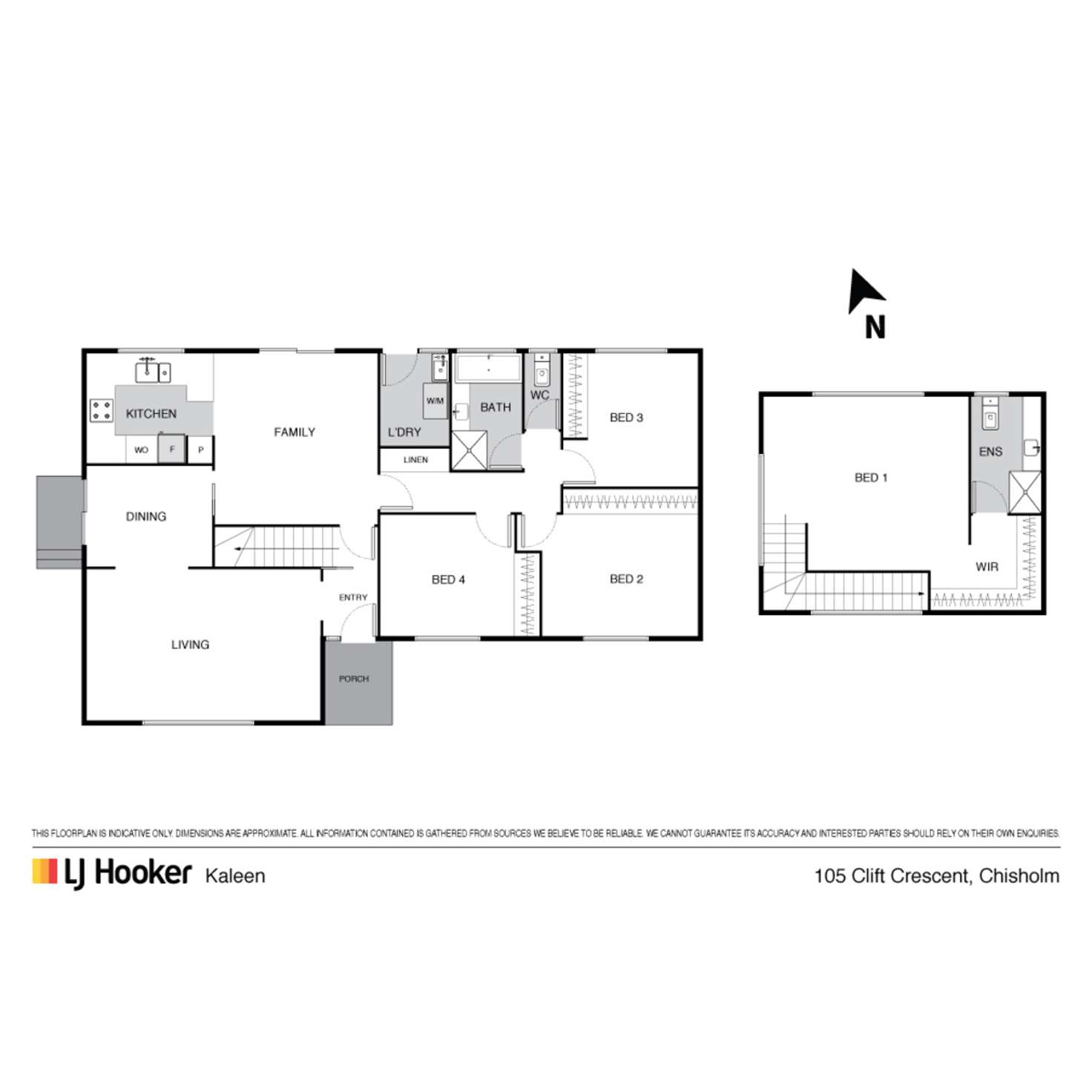 Floorplan of Homely house listing, 105 Clift Crescent, Chisholm ACT 2905