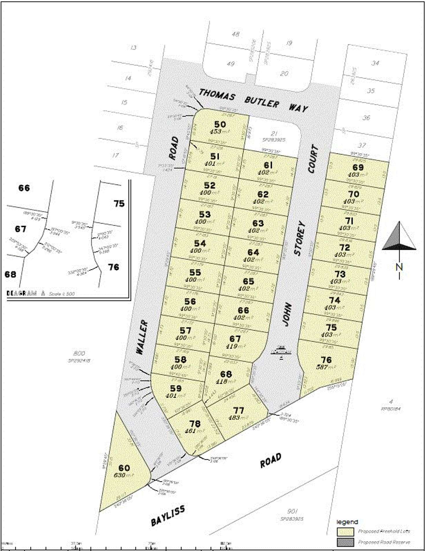 Floorplan of Homely residentialLand listing, L68 John Storey Court, Park Ridge QLD 4125