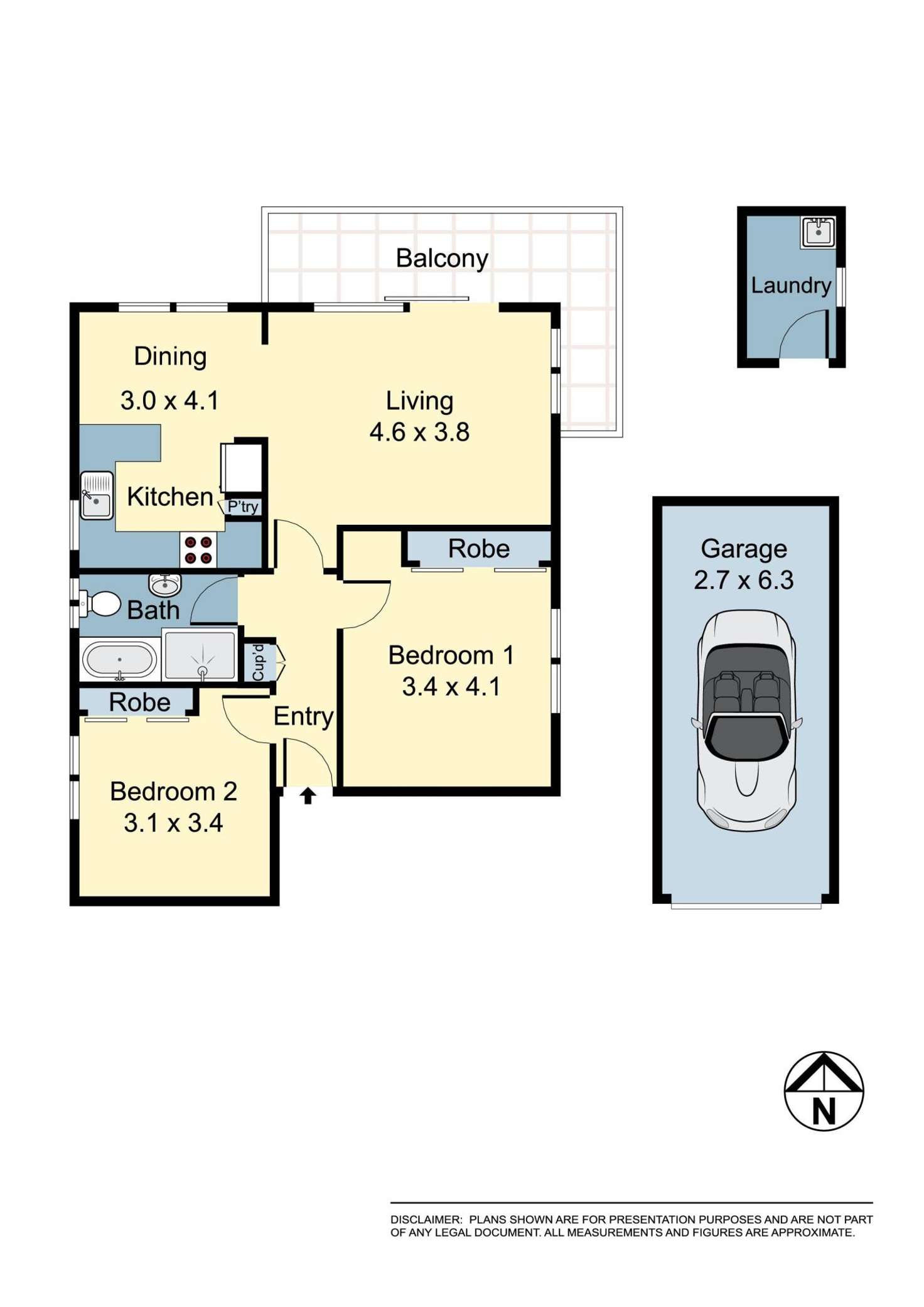Floorplan of Homely apartment listing, 5/24 Addison Street, Kensington NSW 2033